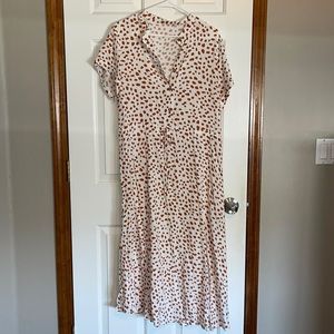 Tie waist dress